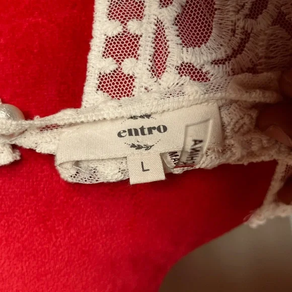 Elegant Off White Lace Romper Shorts - Picture 8 of 8